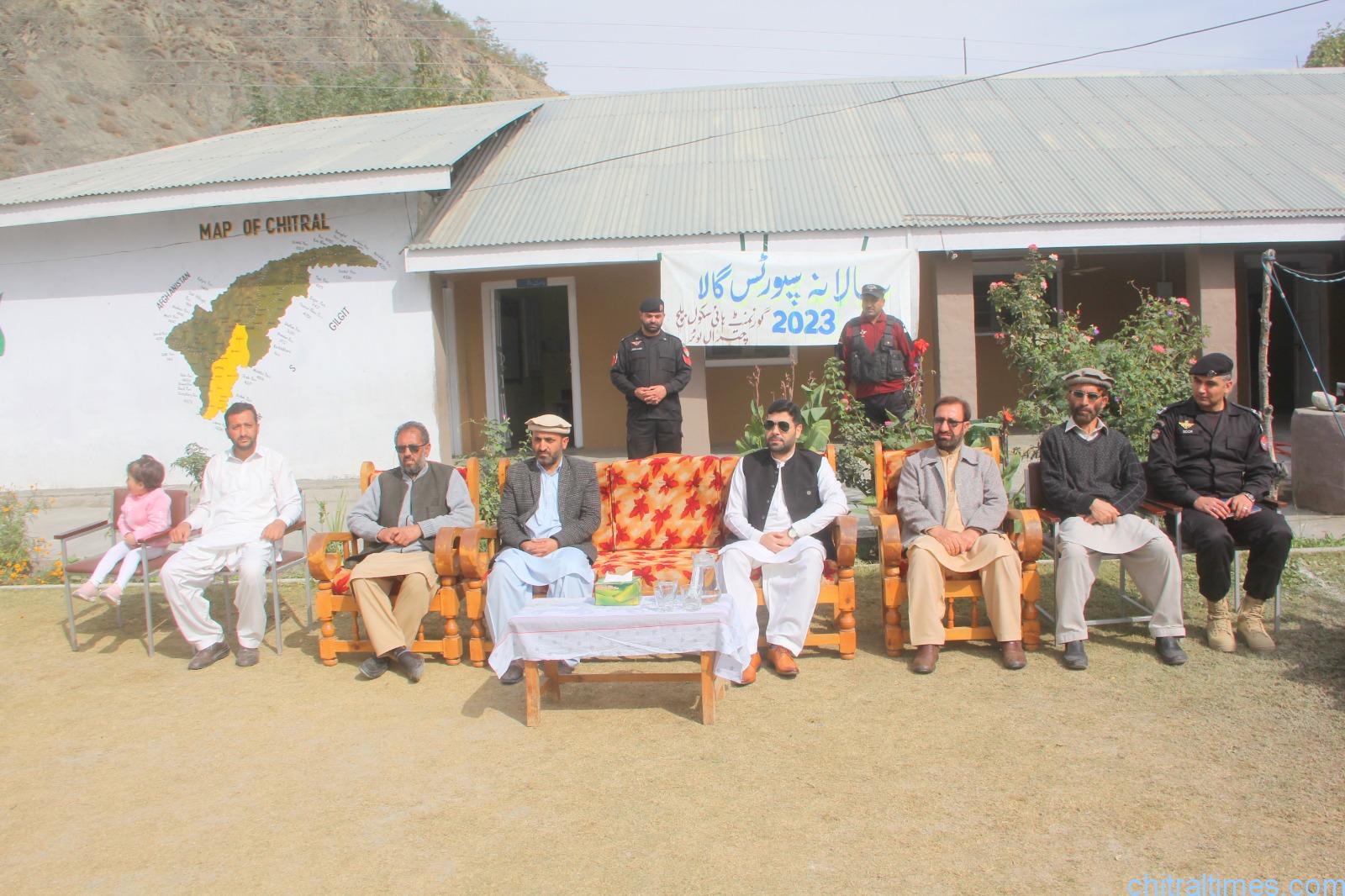 chitraltimes sports gala ghs balach chitral dpo chief guest ikramullah khan 5