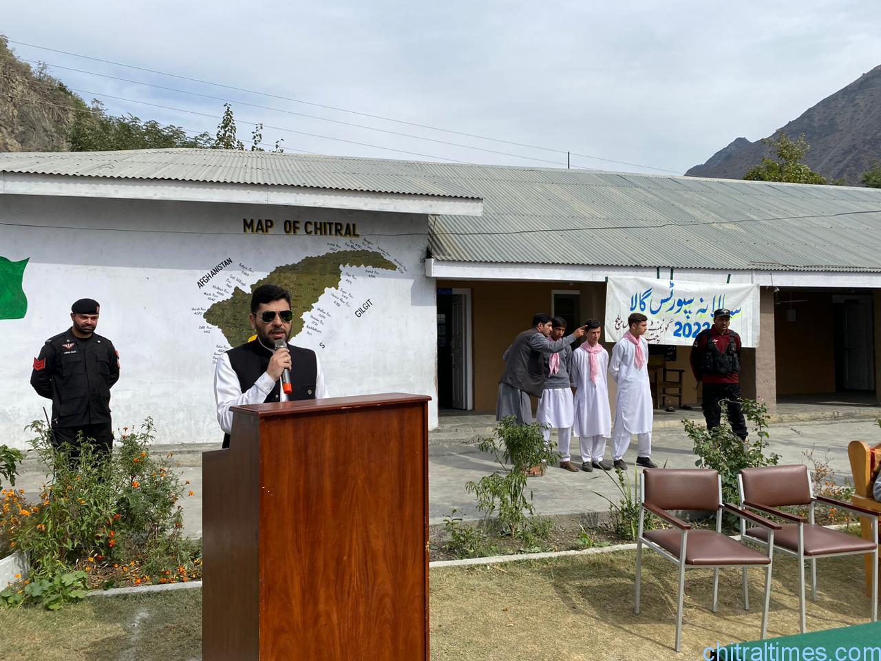 chitraltimes sports gala ghs balach chitral dpo chief guest ikramullah khan 6