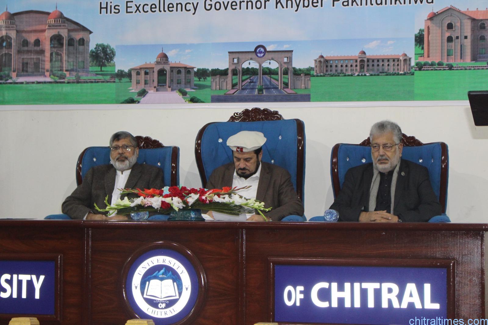 chitraltimes governor kp haji ghulam ali and chairman HEC visit chitral univeristy 13