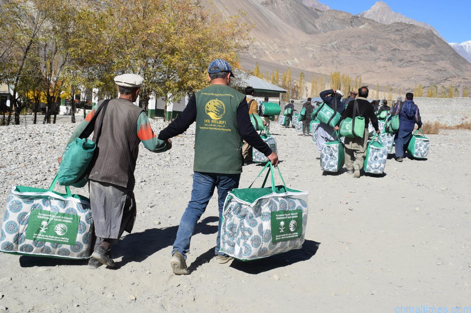 chitraltimes king salman relief goods distributed in kp districts including chitral lower and upper