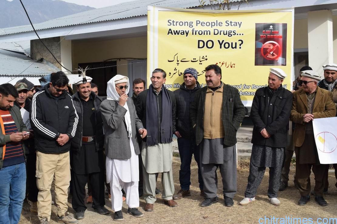 chitraltimes aga khan social welfare board organized walk on drug ediction 4