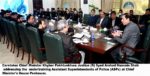 chitraltimes asps meeting with caretaker cm kp justice arshad hussain