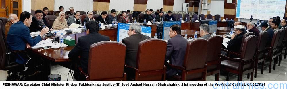 chitraltimes caretaker cabinet meeting khyberpakhtunkhwa