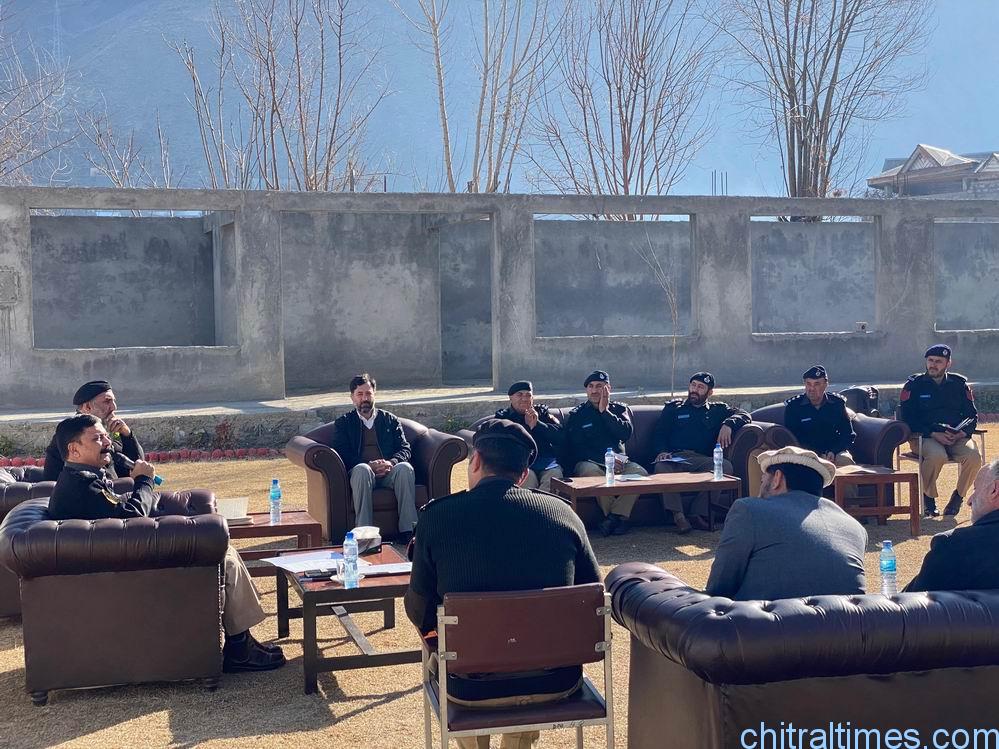 chitraltimes dpo chitral lower meeting to review election arrangements 1