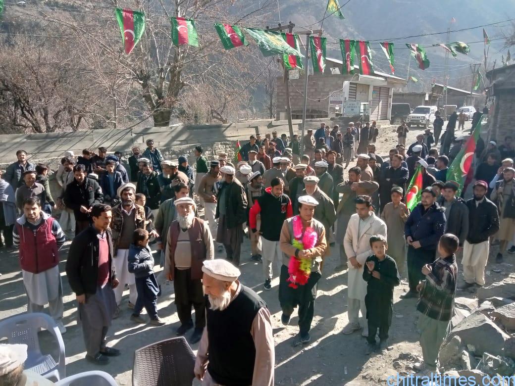 chitraltimes shahzada khalid pervaz election campaign lower chitral pk 2 8