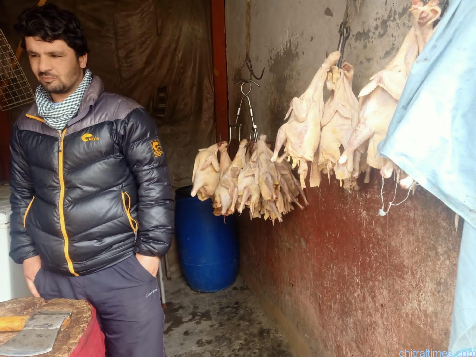 chitraltimes aac maloki bazar checking chicken shop