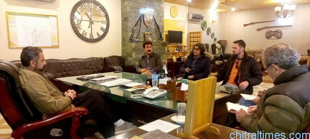 کیلاش ویلیز کیلۓ اغاخان ایجنسی فار ہیبیٹاٹ کے زیر نگرانی ضلعی انتظامیہ اور کیلاش ویلیز ڈویلپمنٹ اتھارٹی کے تعاون سے ہیبیٹاٹ پلان بنانے کے حوالے سے اجلاس