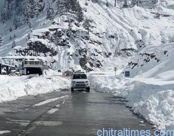 chitraltimes lowari tunnel road after snowfall 11