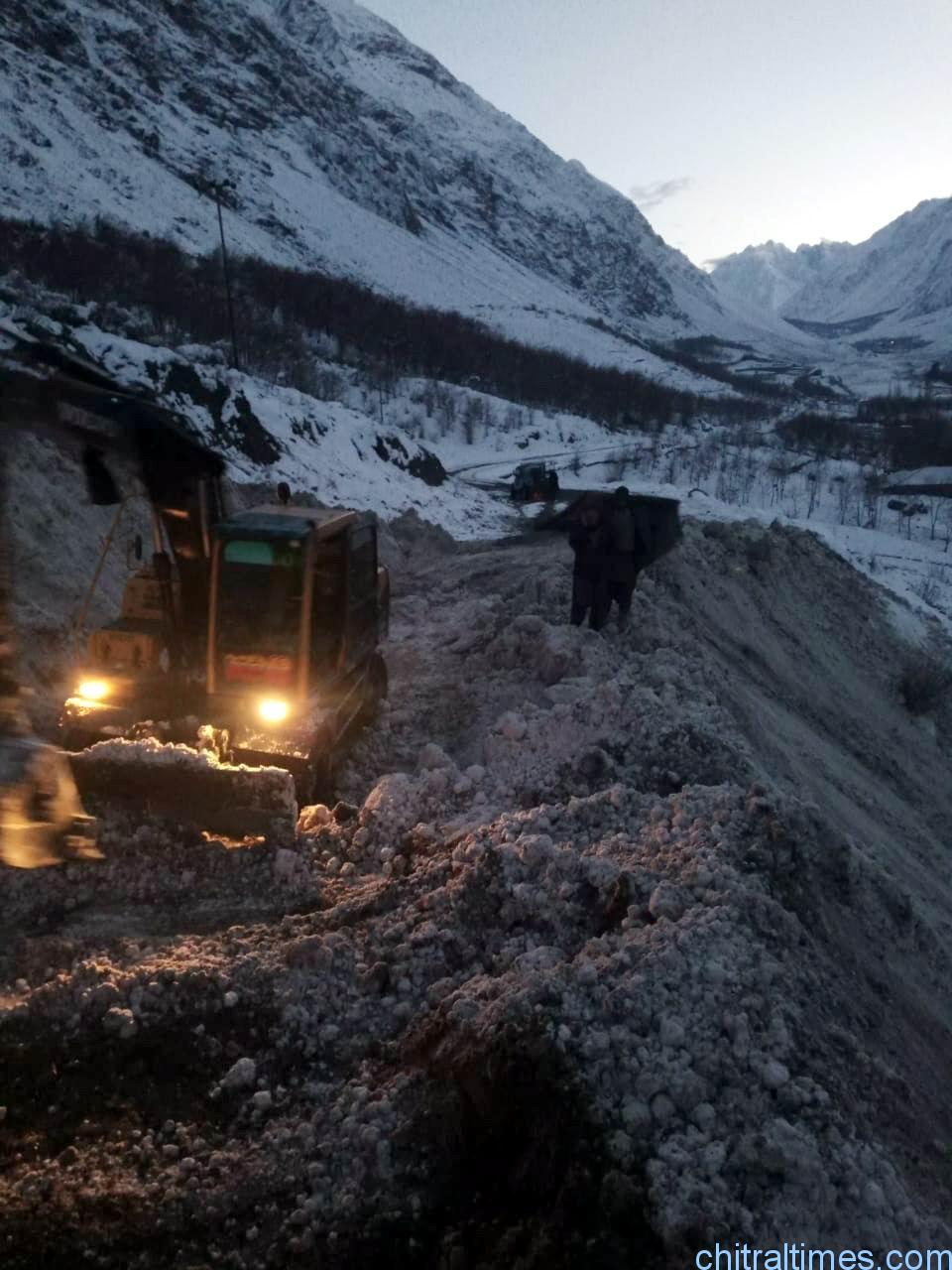 chitraltimes upper chitral road blocked dc upper visited 1