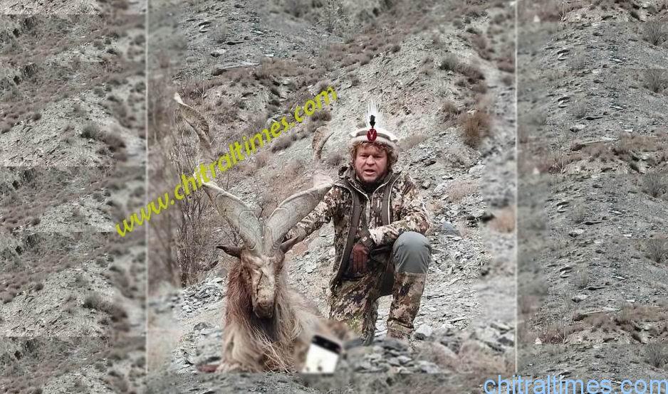 chitraltimes russian hunter kashmir markhor in chitral kasat vcc