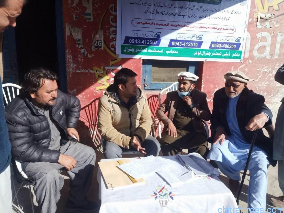 chitraltimes district administration lower chitral ac aac adc bazar visits 8