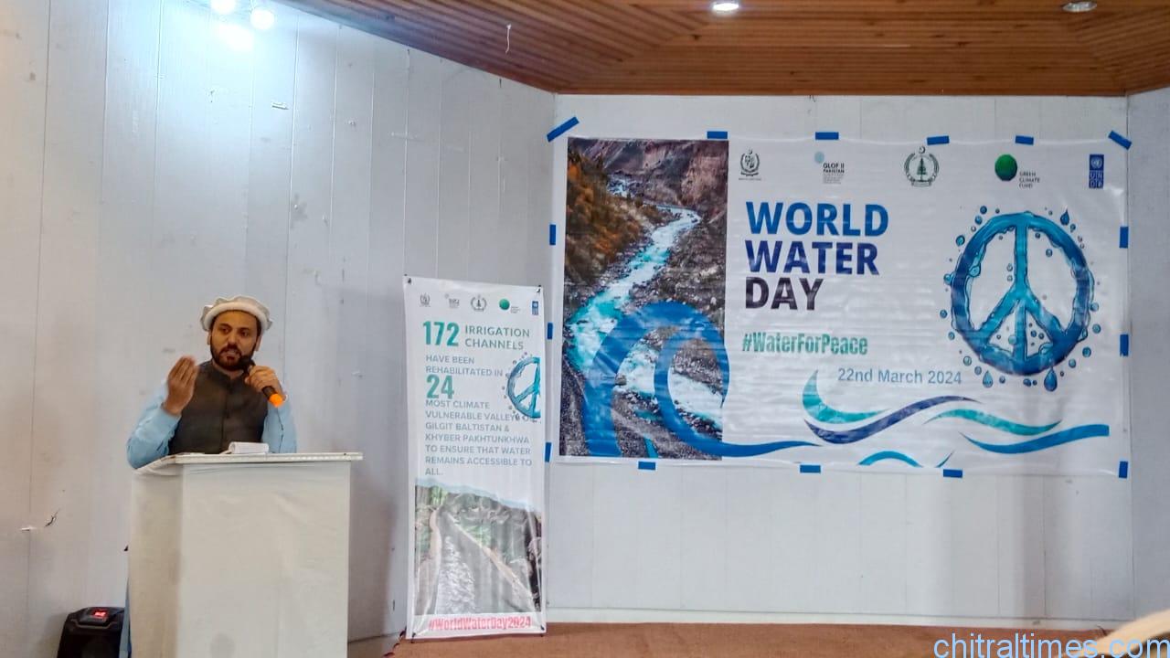 chitraltimes international water day observed in chitral under glof II project 10