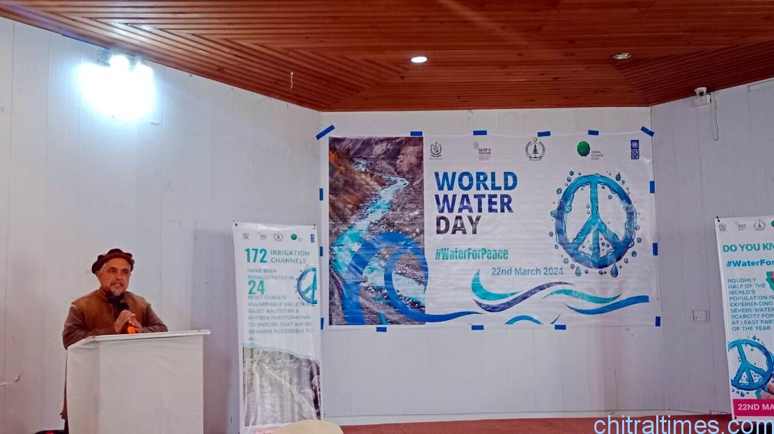 chitraltimes international water day observed in chitral under glof II project 2