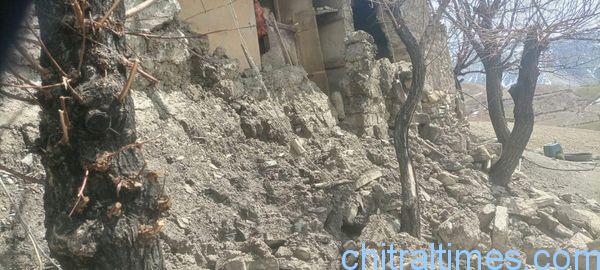 chitraltimes rainfall damages house collapsed chewdok and kosht 5