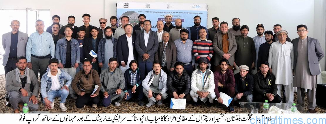 chitraltimes snowleopard certification course on livestock for gb chitral and kashmir 2