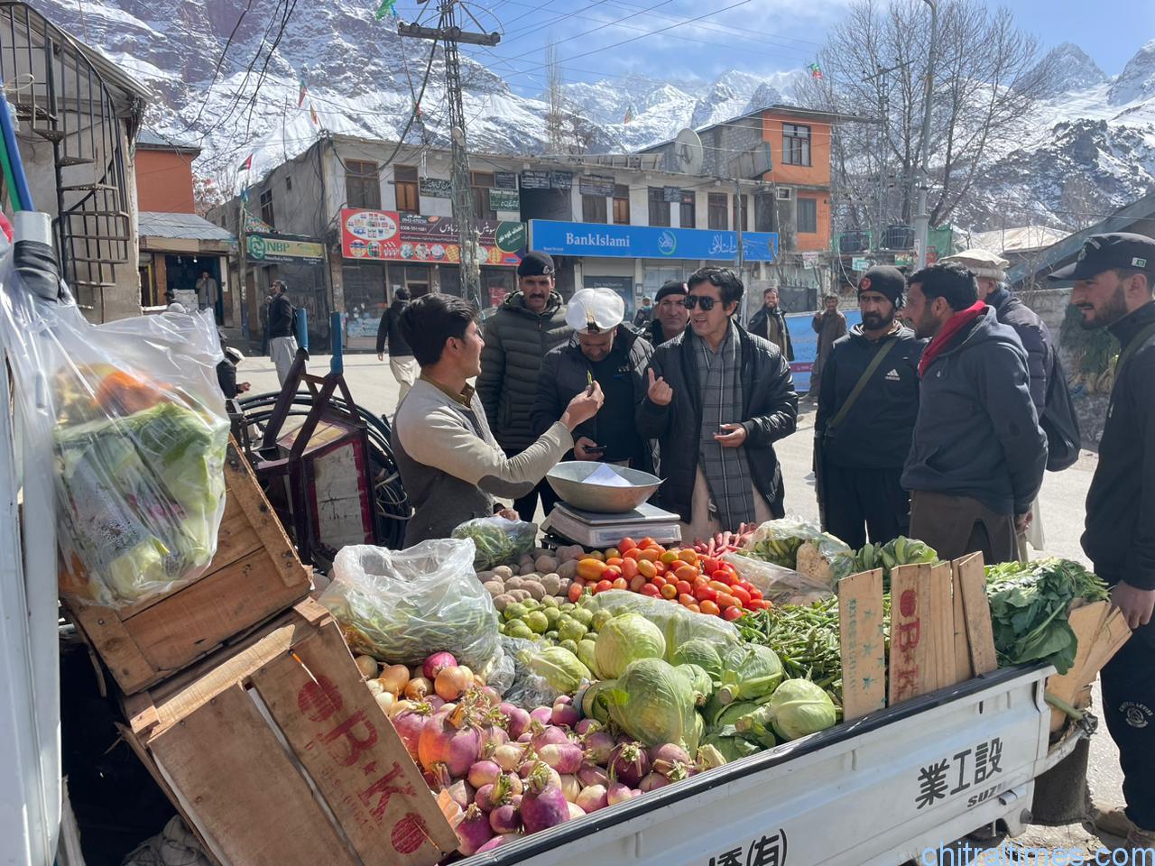 chitraltimes upper chitral administration price checking booni bazar shops 6