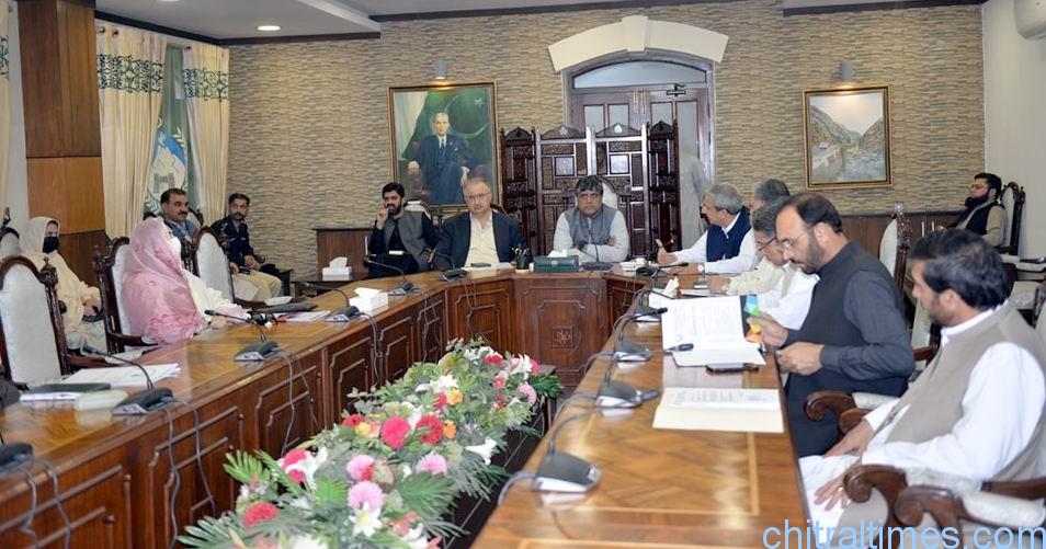 chitraltimes chief secretary IGP chairing meeting on prepredness for eid