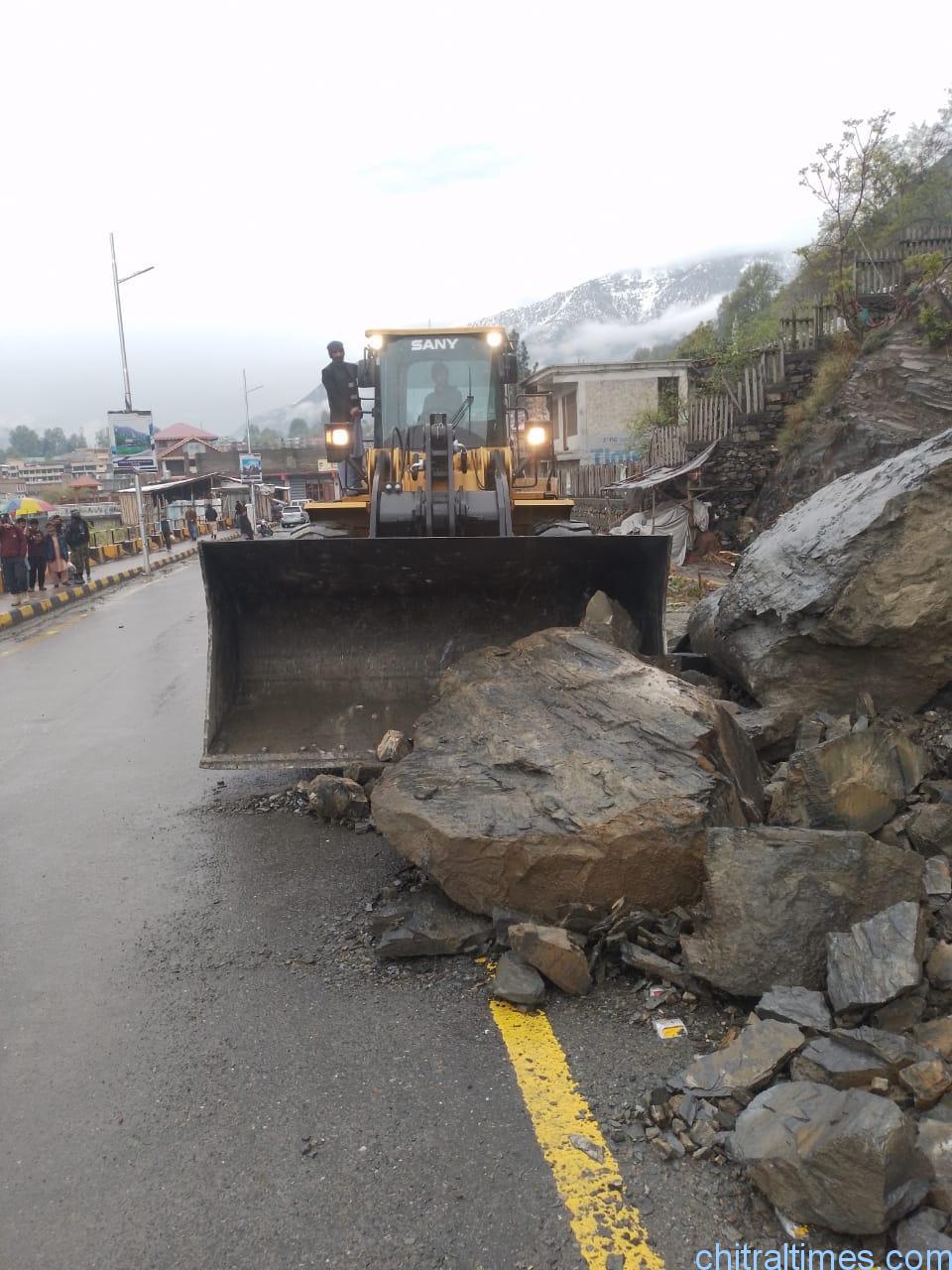 chitraltimes chitral rain distruction road blocked houses damaged 11