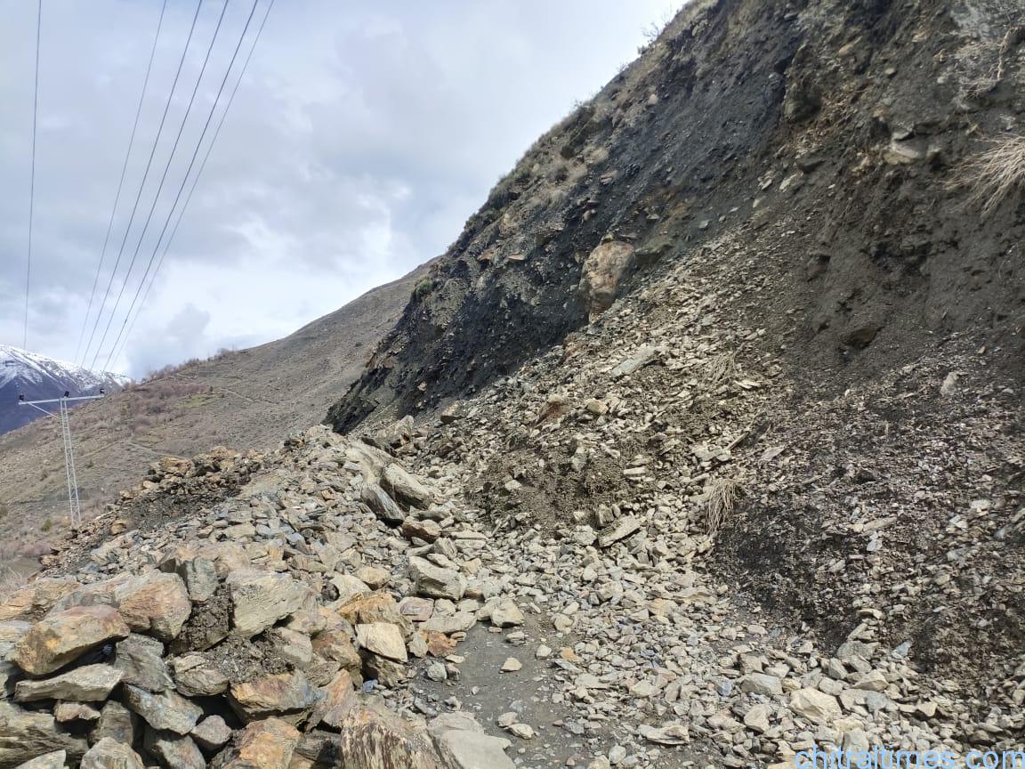chitraltimes chitral rain distruction road blocked houses damaged 2