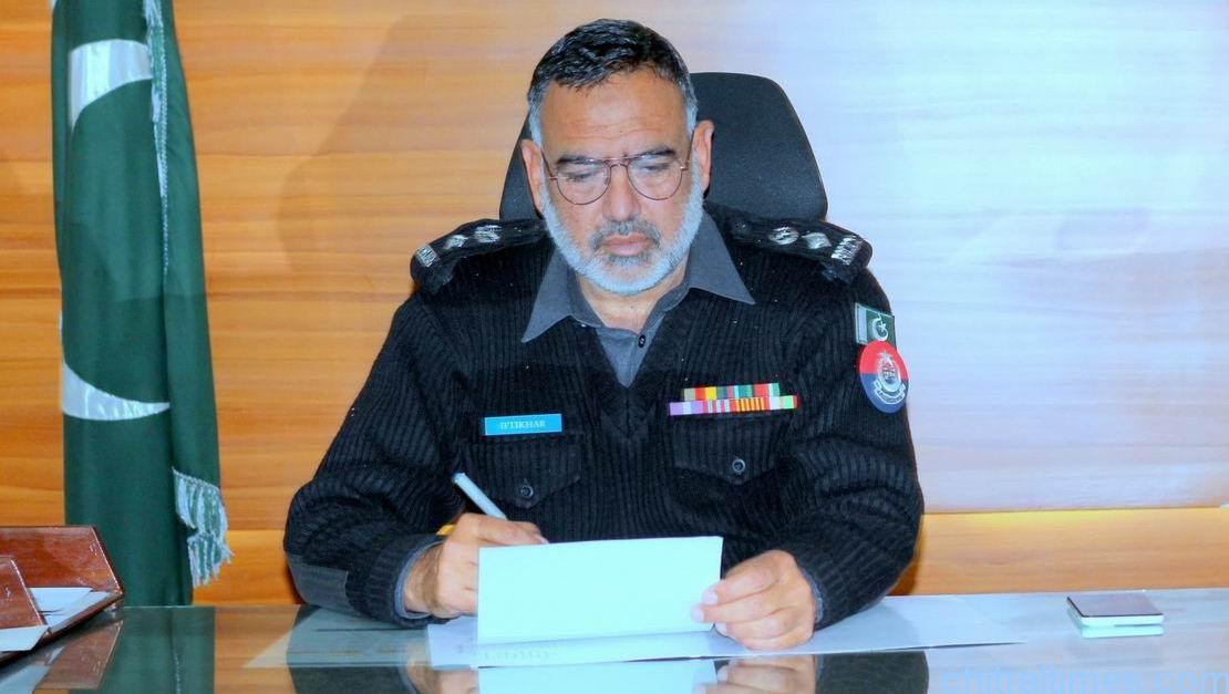 chitraltimes dpo iftikhar shah resume charge as dpo chitral lower