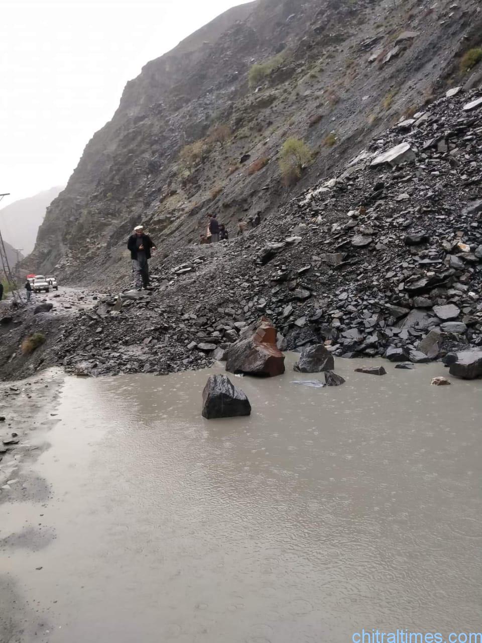 chitraltimes heavy rain in chitral road blocked houses damaged 4