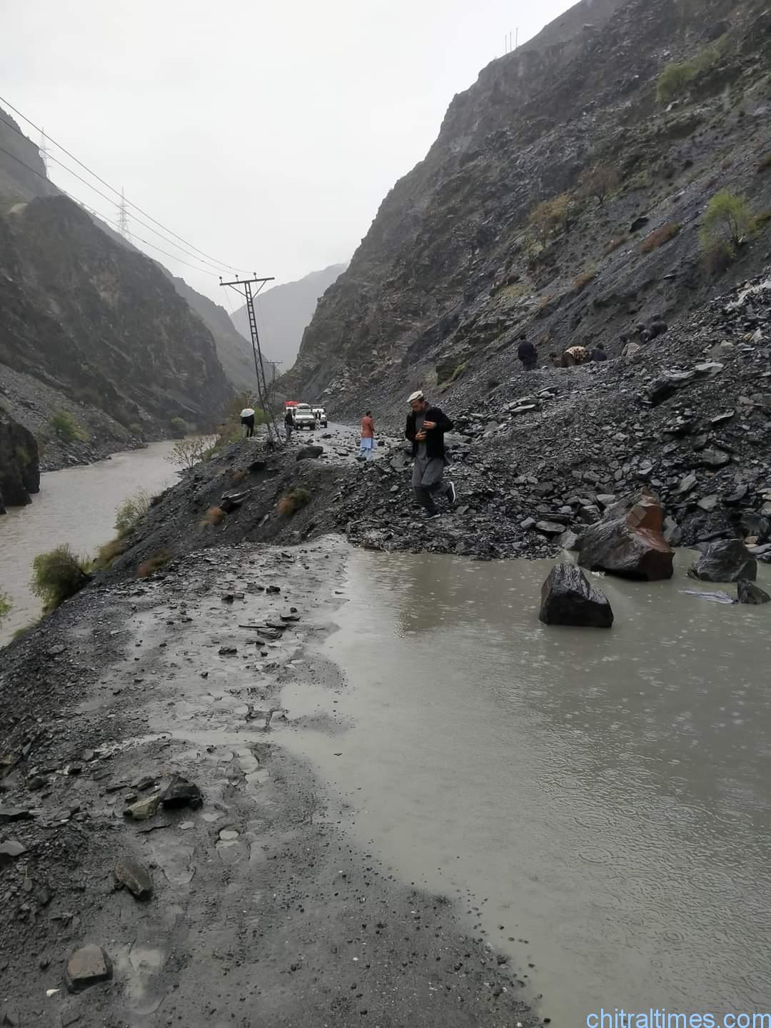 chitraltimes heavy rain in chitral road blocked houses damaged 6