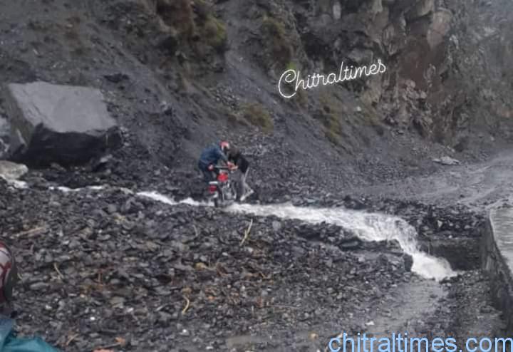 chitraltimes heavy rain in chitral road blocked houses damaged 7