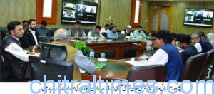 chitraltimes minister education meeting board chairmans 1