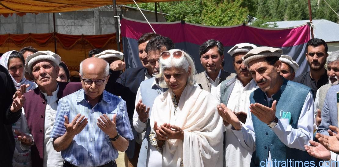 گرم چشمہ لوئیرچترال میں آغا خان ہائیر سیکنڈری اسکول کا سنگ بنیاد رکھ دیا گیا