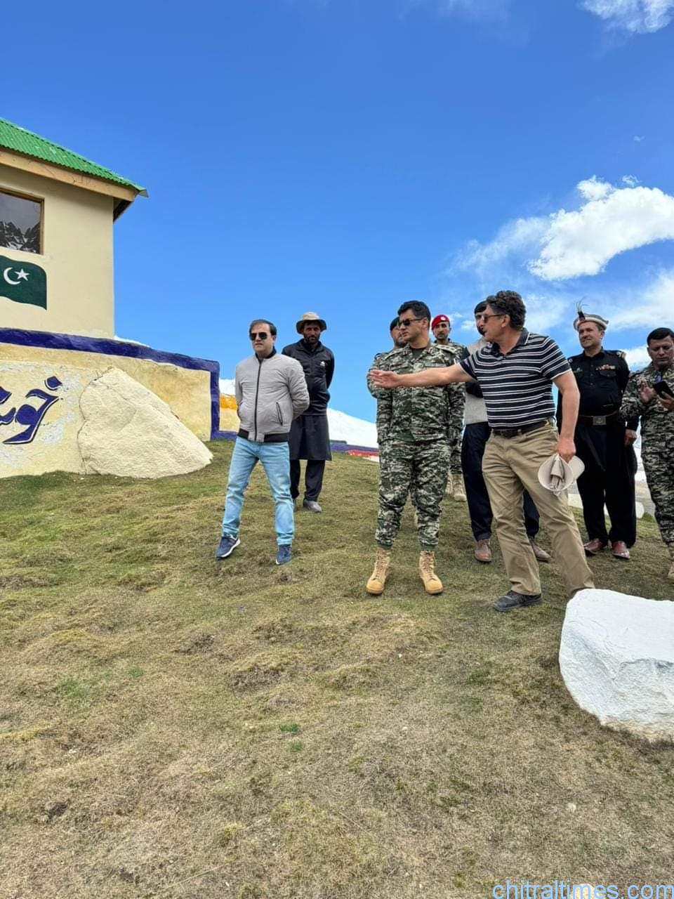 chitraltimes comdt DCs upper and lower chittral visits shahndur polo ground 4