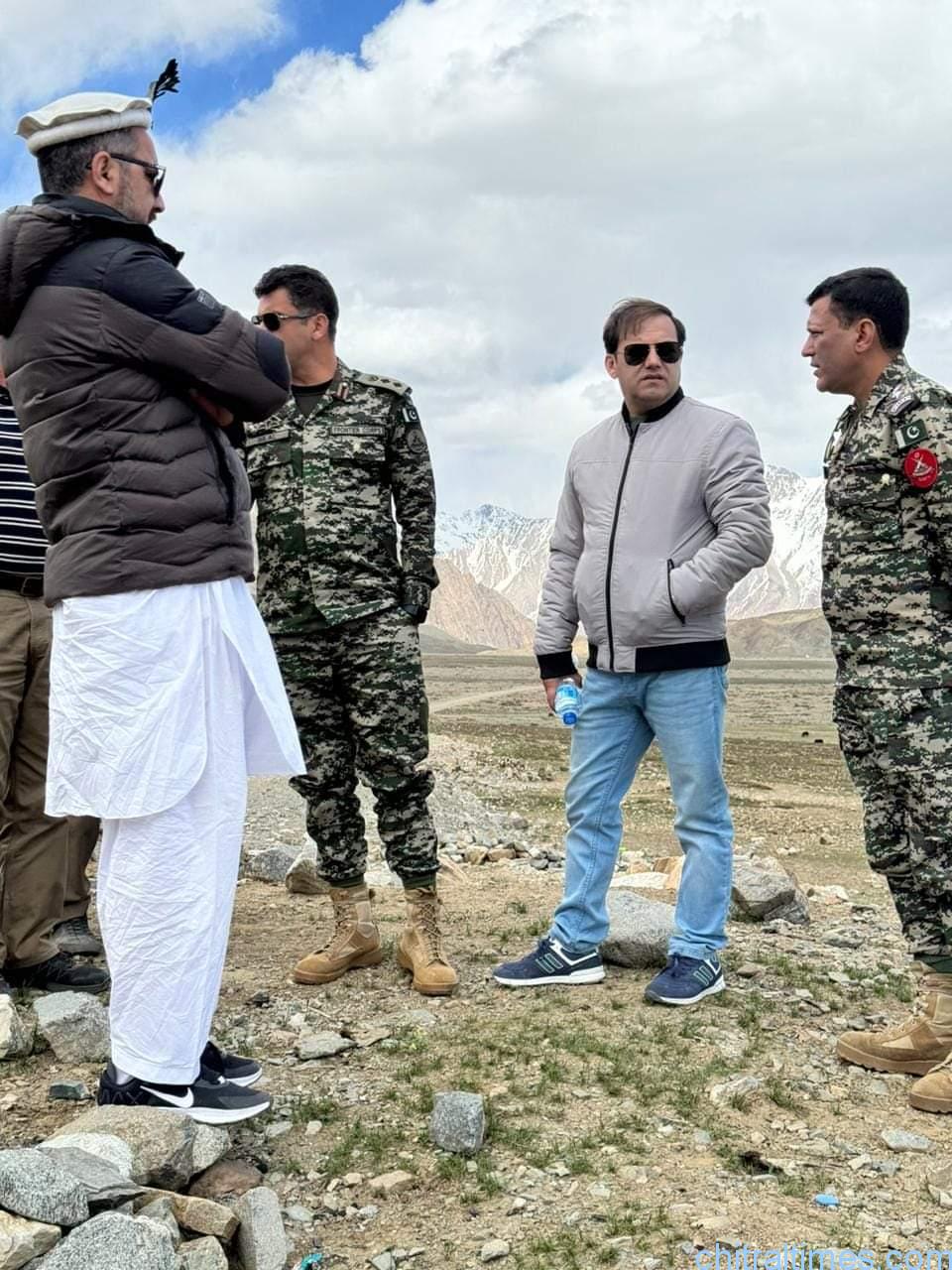 chitraltimes comdt DCs upper and lower chittral visits shahndur polo ground 5