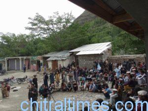 chitraltimes garamchashma protest for ground 2