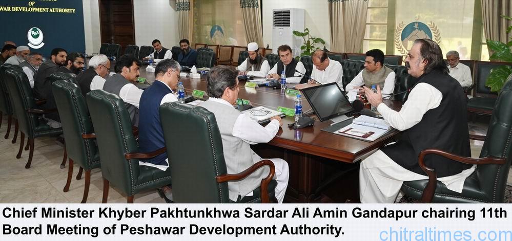 chitraltimes peshawar development meeting chaired by cm gandapur
