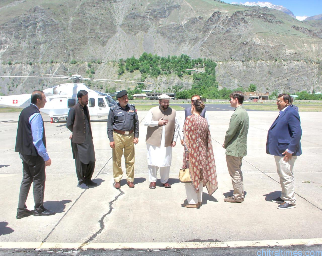 chitraltimes princes zahra aga khan visits chitral lower 1