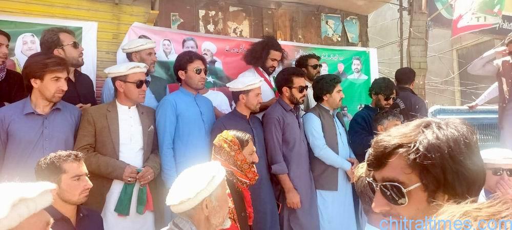 chitraltimes pti upper chitral protest for release of pti chairman imran khan 1