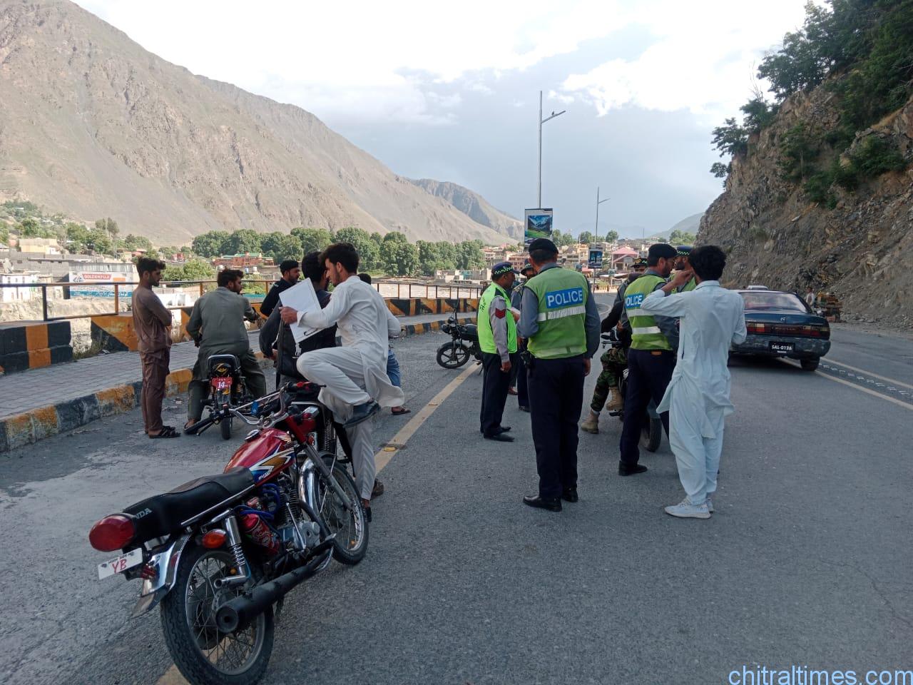 chitraltimes chitral lower police in action against under age motorcylist 2