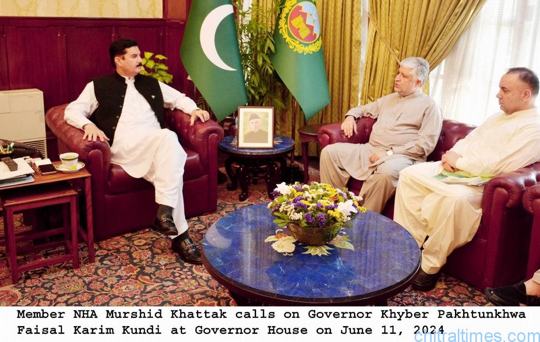 chitraltimes member nha meeting with governor kp