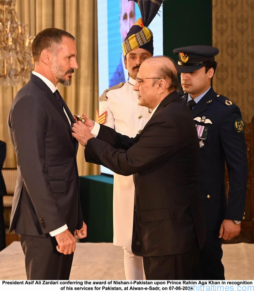 chitraltimes prince rahim aga khan awared nishan e pakistan award