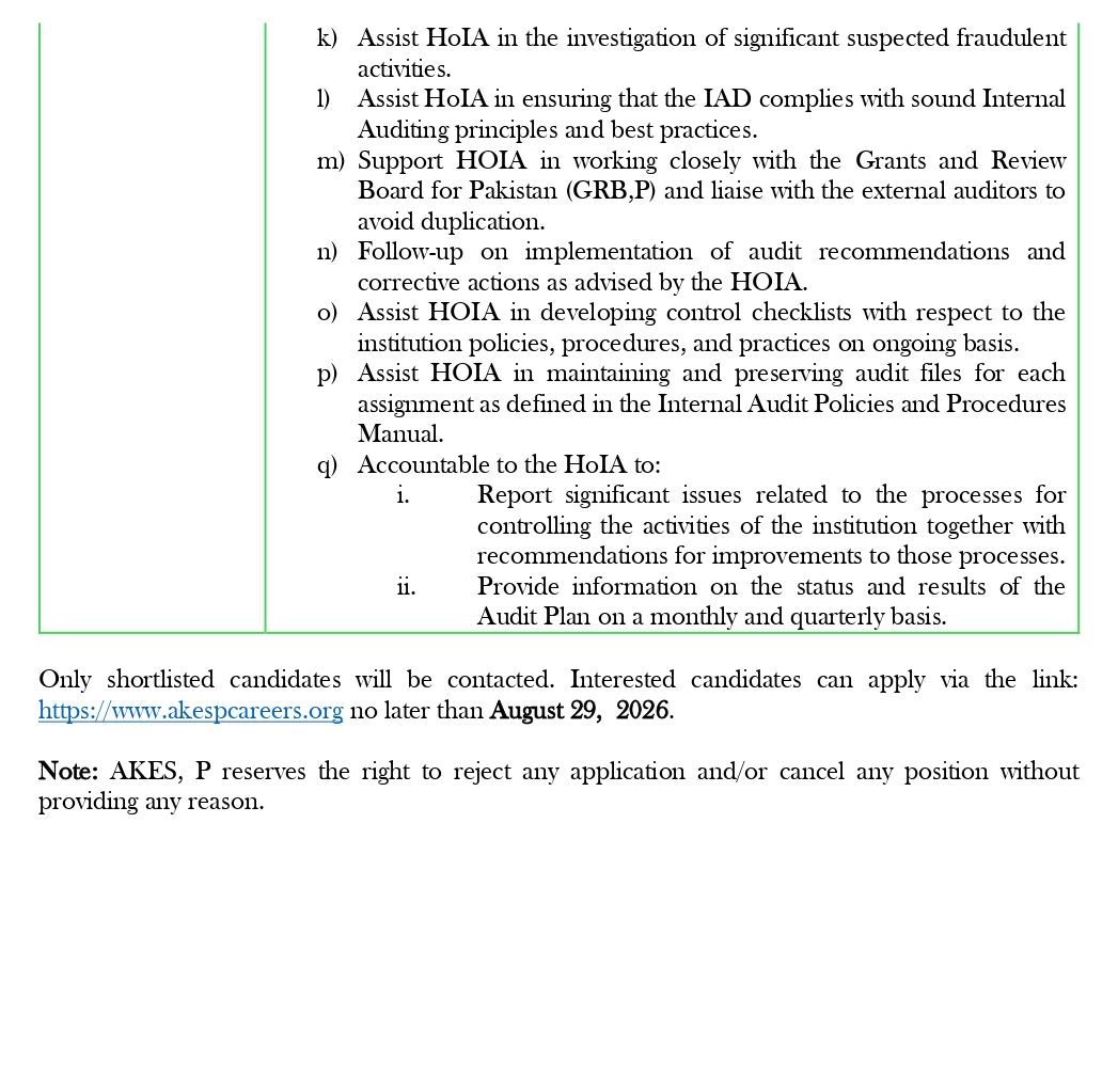 Advertisement AKESP Chitral Internal Audit page 0001 2