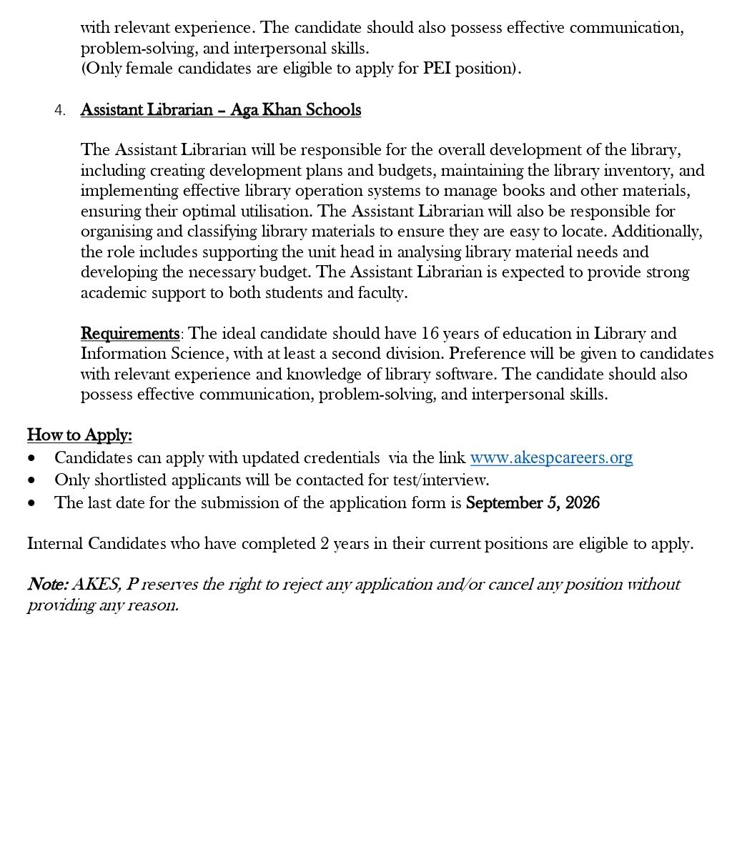 Advertisement AKESP Chitral page 2
