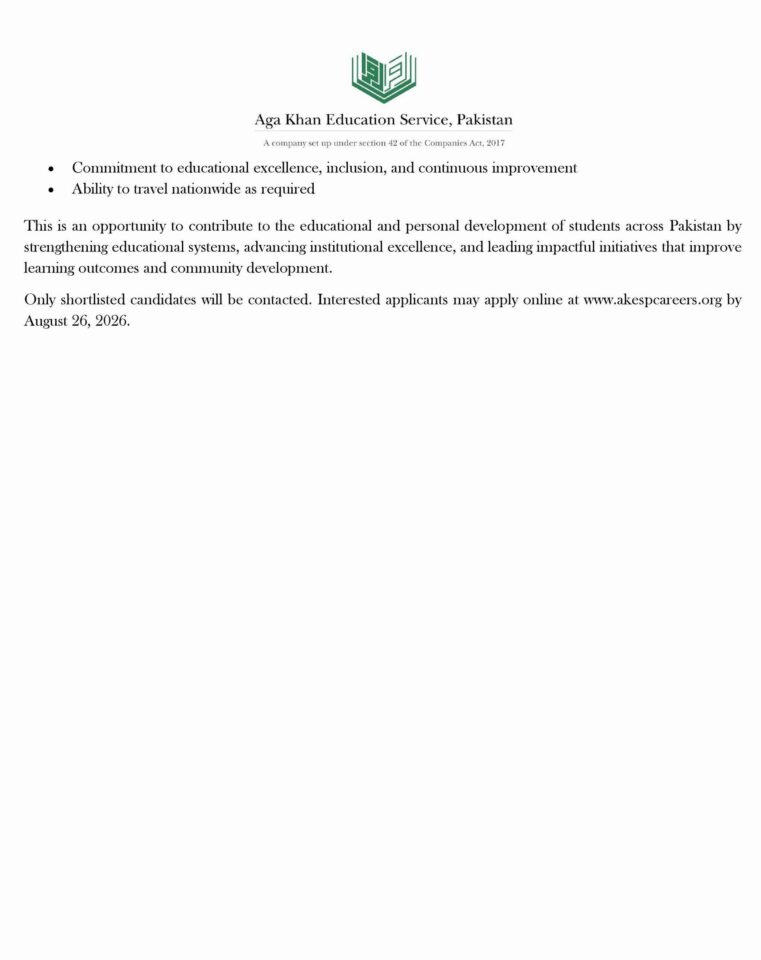 Job Ad Chitral GM 1 2