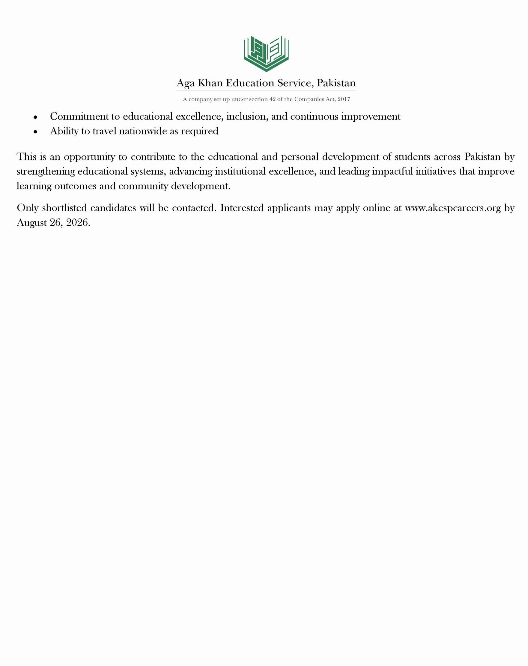 Job Ad Chitral GM 1 2