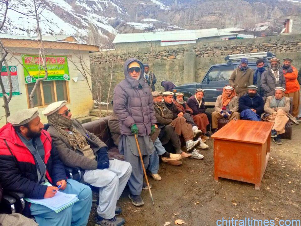 chitral upper meeting on loadsheeding warijun 4