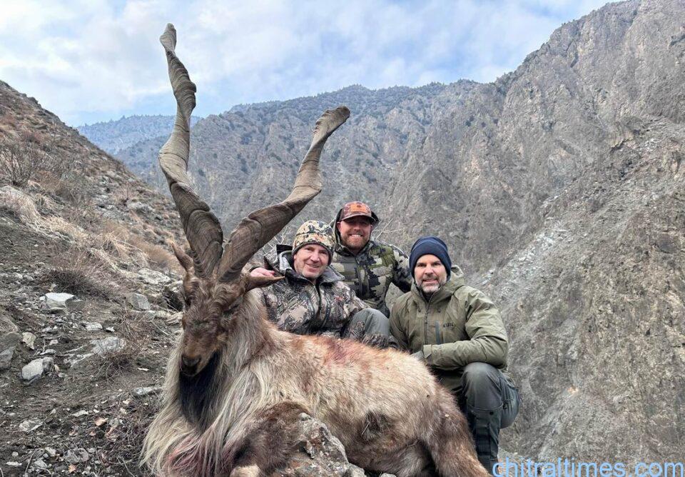 chitraltimes 2nd non exportable markhor trophy hunt by spenish citizen in chitral gol national park buffer zone 1