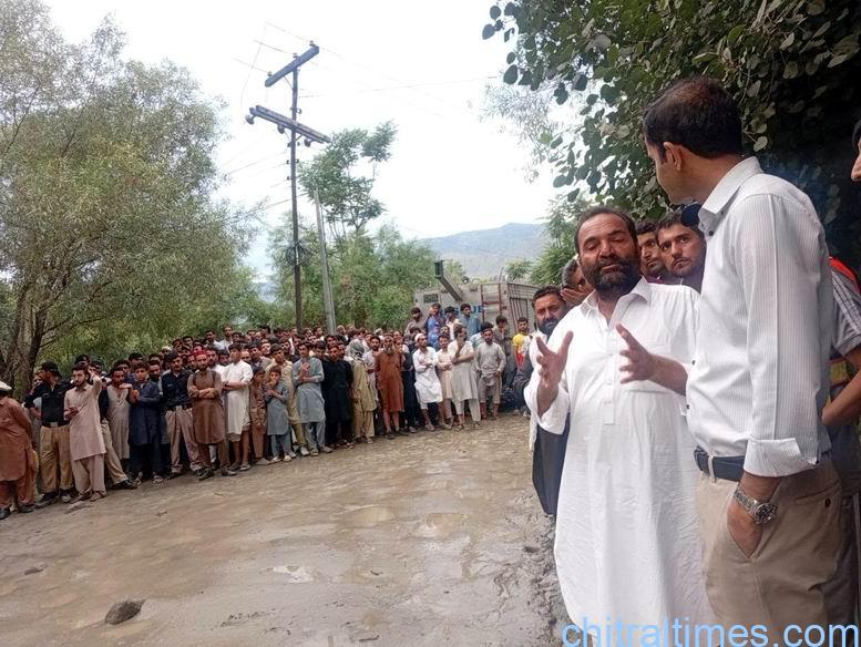 chitraltimes Broze chitral lower flood washed away bridges road and properties 1
