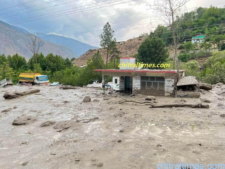 chitraltimes Broze chitral lower flood washed away bridges road and properties 17