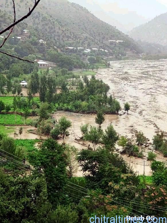 chitraltimes Broze chitral lower flood washed away bridges road and properties 9