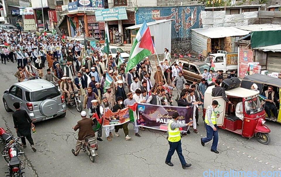 chitraltimes JTI solidarity rally chitral