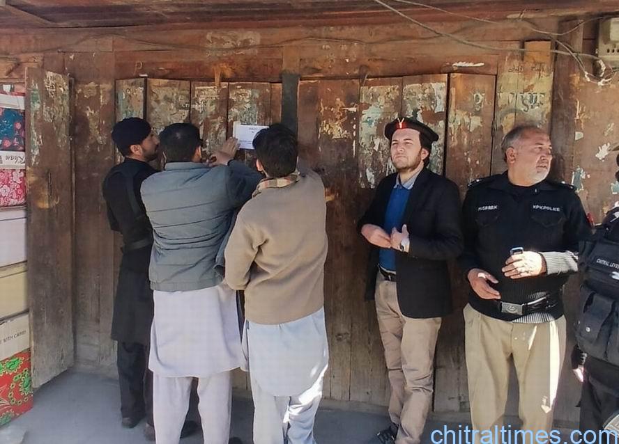 chitraltimes aac chitral bazar checking ayun chitral lower shops sealed 3