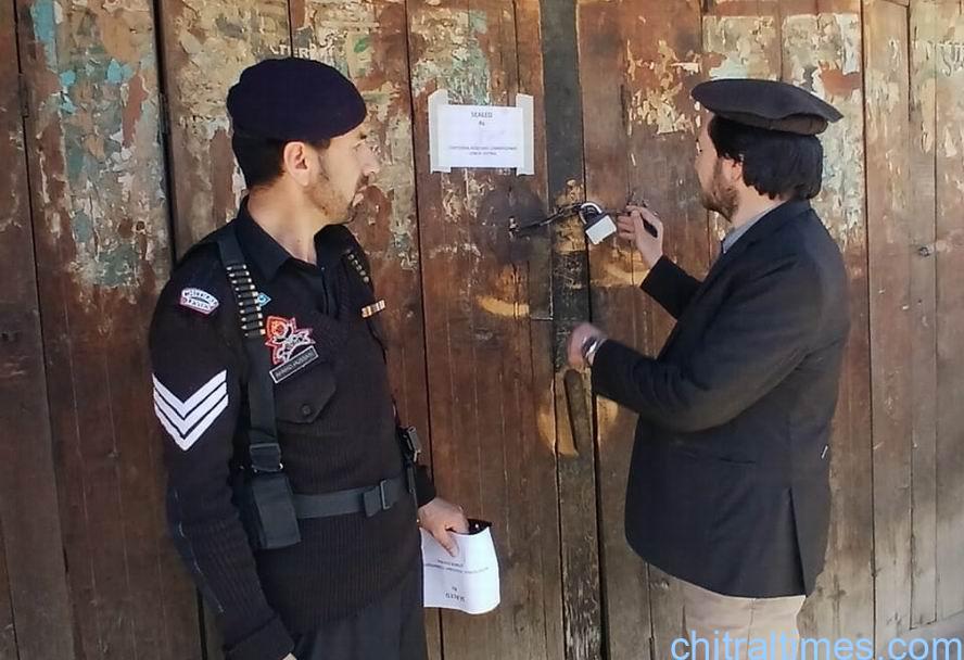 chitraltimes aac chitral bazar checking ayun chitral lower shops sealed 4